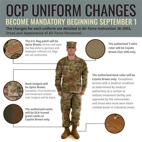 What color socks are authorized with OCP Army?