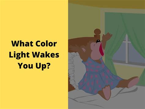 What color wakes you up?