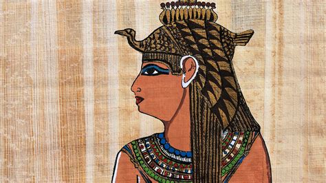 What color was Cleopatra's lips?