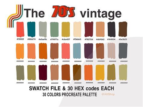 What color was popular in the 70s?
