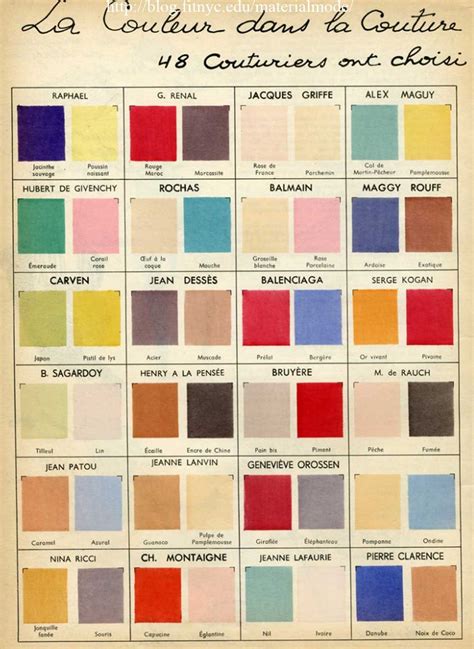 What colors were popular in the 1950s fashion?