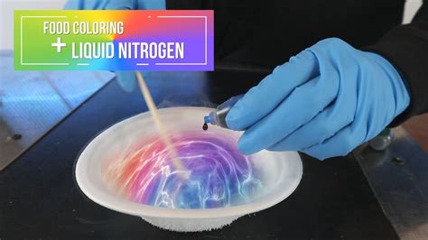 What colour is liquid nitrogen?