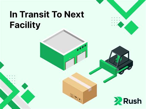 What comes after in transit to next facility?