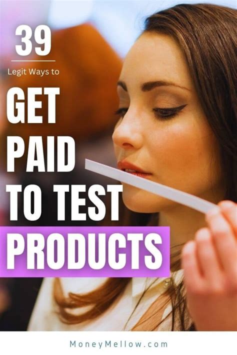 What company pays you to test products?