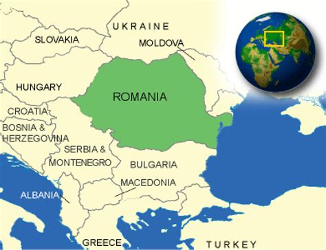 What continent is Romania?