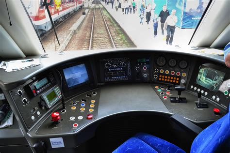 What controls the speed of a train?