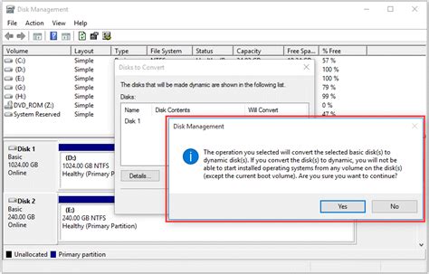 What convert to dynamic disk?