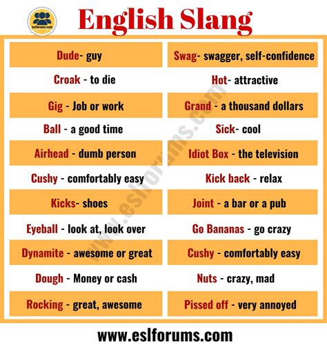What cool means in slang?