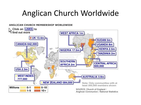 What countries have Episcopal churches?