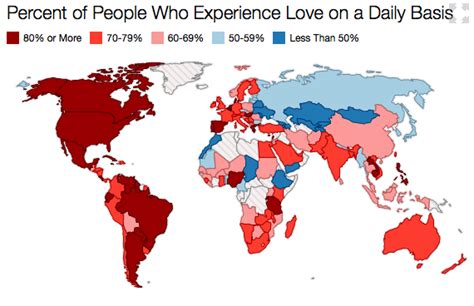 What countries hug the most?