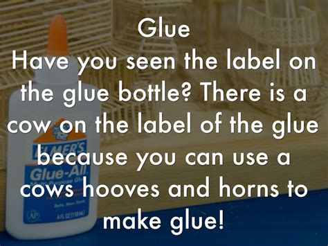 What country does glue come from?