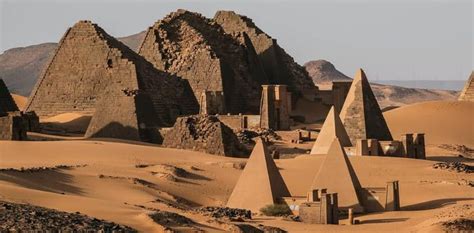 What country has 200 pyramids?