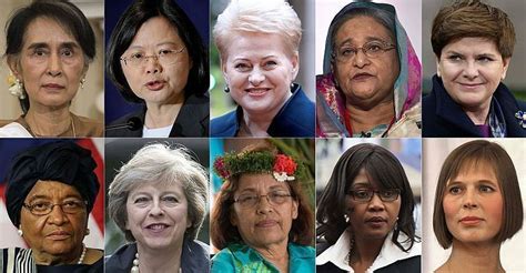 What country has a female leader?