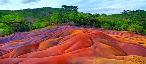 What country has rainbow sand?