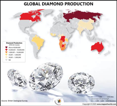 What country has the most black diamonds?