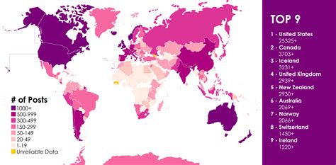 What country is Tumblr most popular in?