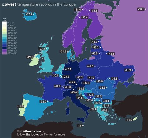 What country is the coldest in Europe?