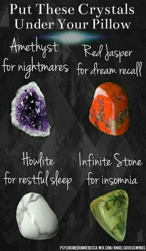 What crystal to put under your pillow?