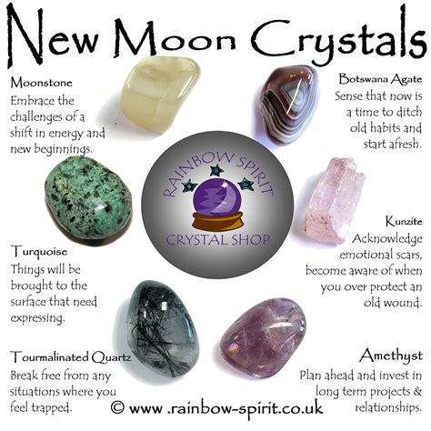 What crystals are good for the new moon?