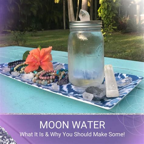 What crystals to put in moon water?