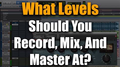 What dB level for mastering?