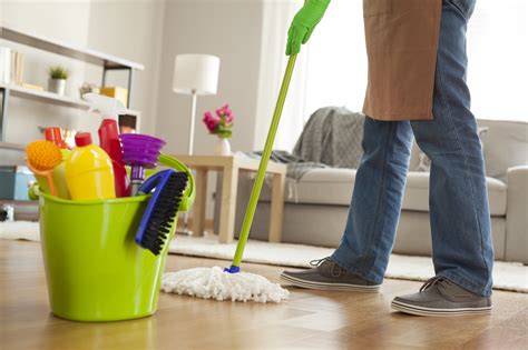 What day do most people clean their house?
