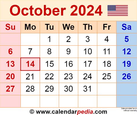 What day is October 7th on 2024?