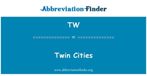 What defines a twin city?