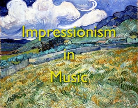 What describes impressionism music?