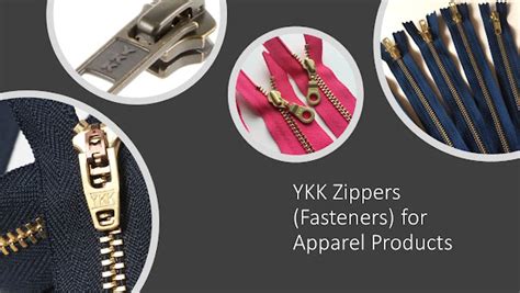 What designers use YKK zippers?