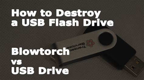 What destroys a flash drive?