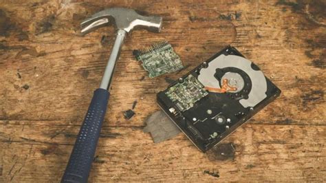 What destroys a hard drive?