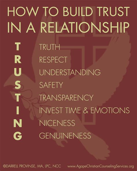 What destroys trust in relationships?