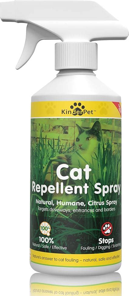 What deterrent stops cats spraying?
