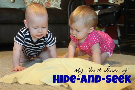 What developmental age is hide and seek?
