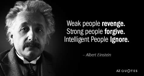 What did Albert Einstein say about revenge?