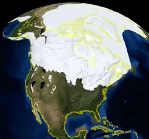 What did Canada look like 10,000 years ago?