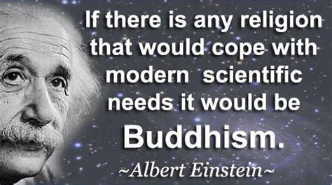 What did Einstein say about Buddhism?