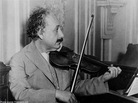 What did Einstein say about violin?