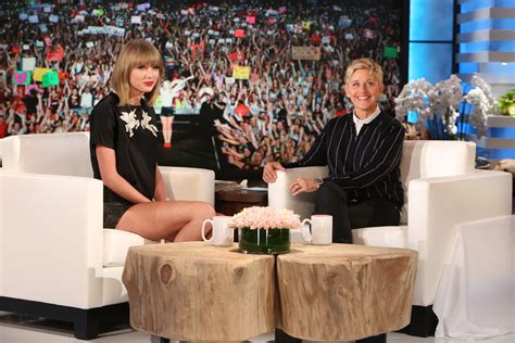 What did Ellen ask Taylor Swift?