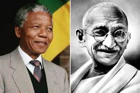 What did Gandhi and Mandela do?