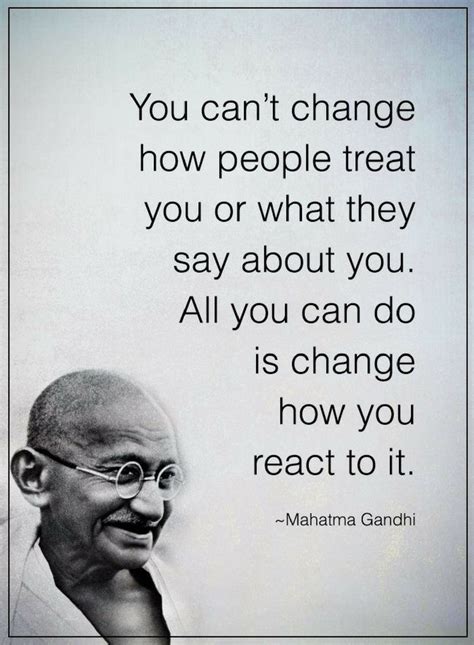 What did Gandhi say about change?