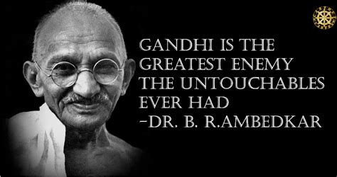 What did Gandhi say about enemies?