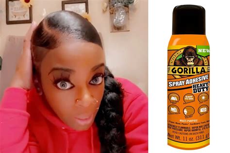 What did Gorilla Glue Girl use?