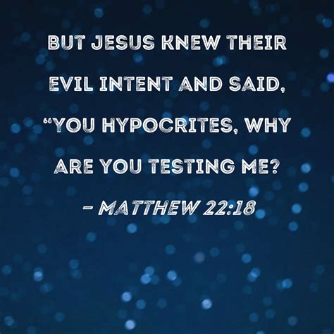 What did Jesus say about hypocrites?
