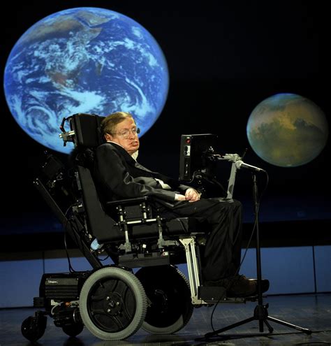 What did Stephen Hawking say about the future?