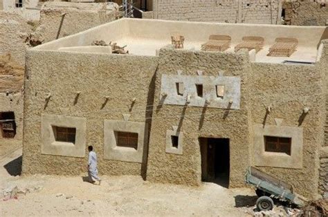 What did ancient Egyptians use for roofs?