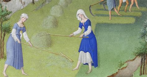 What did female peasants do in medieval times?