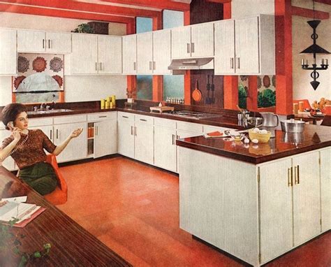 What did kitchens look like in the 1960s?