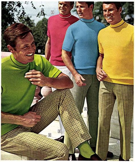 What did men wear in the 1960s?